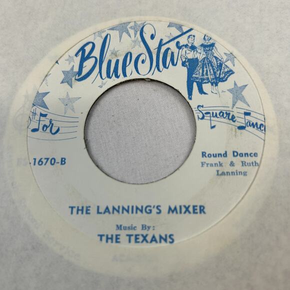 2 Vinyl 45 RPM Records Round Dance Square Dancin Shannonaires & Texans - Picture 4 of 5